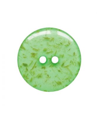 Polyesterknopf mit 2 Löchern - Größe:  23mm - Farbe: grün - ArtNr.: 343005