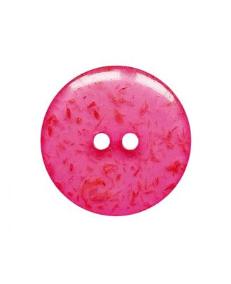 Polyesterknopf mit 2 Löchern - Größe:  23mm - Farbe: pink - ArtNr.: 343006