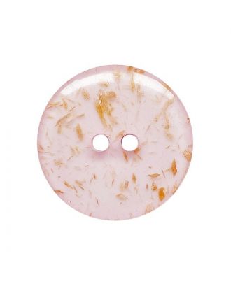 Polyesterknopf mit 2 Löchern - Größe:  18mm - Farbe: rosa - ArtNr.: 313011
