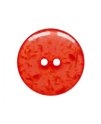 Polyesterknopf mit 2 Löchern - Größe:  23mm - Farbe: rot - ArtNr.: 343008