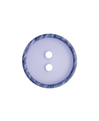 Polyesterknopf rund,transparent mit matter Oberfläche und 2 Löchern - Größe:  30mm - Farbe: lila - ArtNr.: 405001
