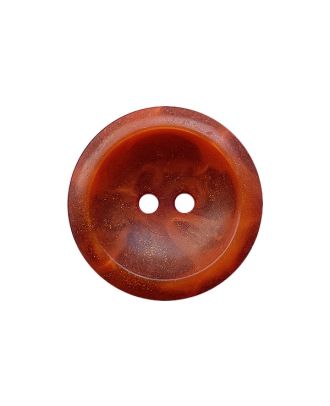 Polyesterknopf rund mit goldfarbenen Partikeln und 2 Löchern - Größe:  20mm - Farbe: rot - ArtNr.: 338024
