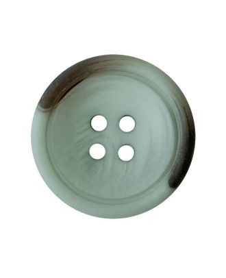 Polyesterknopf, rund, matt, mit 4 Löchern - Größe:  25mm - Farbe: hellblau - ArtNr.: 373101