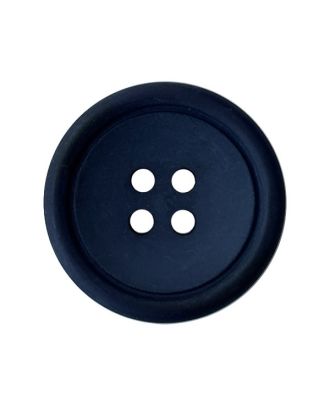 Polyesterknopf, rund, matt, mit 4 Löchern - Größe:  20mm - Farbe: dunkelblau - ArtNr.: 333123