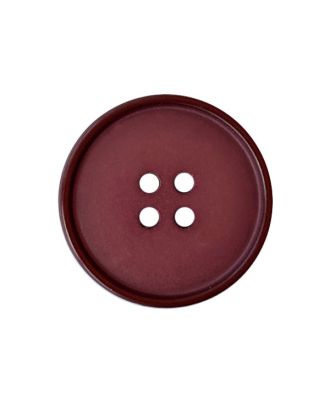 Polyesterknopf, rund, leicht glänzend, mit 2 Löchern - Größe:  25mm - Farbe: weinrot - ArtNr.: 373110