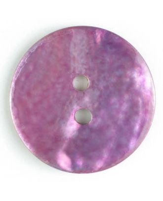 Echter Perlmuttknopf - Größe: 23mm - Farbe: lila - Art.-Nr.: 360478