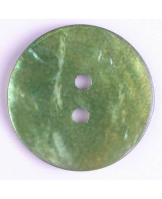 natural pearl button - Size: 18mm - Color: green - Art.-Nr.: 300964