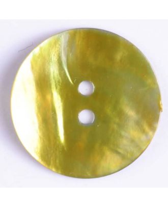 natural pearl button - Size: 23mm - Color: green - Art.-Nr.: 360388