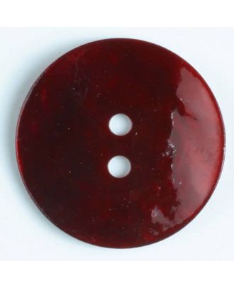 natural pearl button - Size: 18mm - Color: wine red - Art.-Nr.: 300904