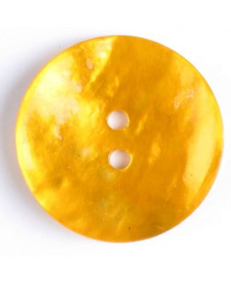 natural pearl button - Size: 20mm - Color: yellow - Art.-Nr.: 340703