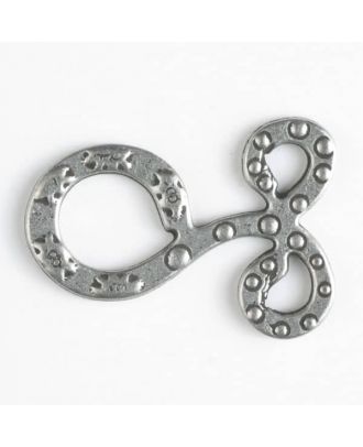 dirndl hook - Size: 30mm - Color: antique silver - Art.No. 400906